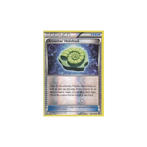 Amonitas&rsquo; Helixfossil 102/124 REVERSE HOLO