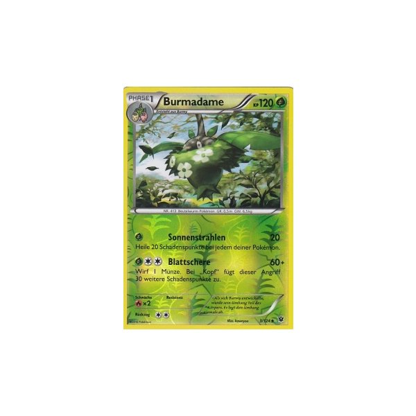 Burmadame 003/124 REVERSE HOLO