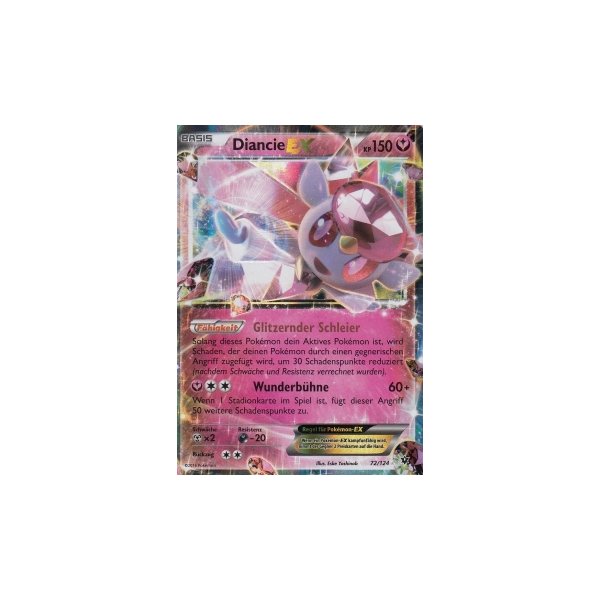 Diancie-EX 072/124 HOLO