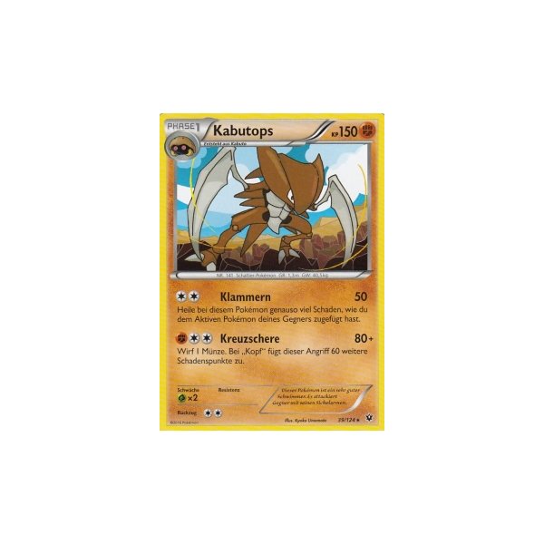 Kabutops 039/124