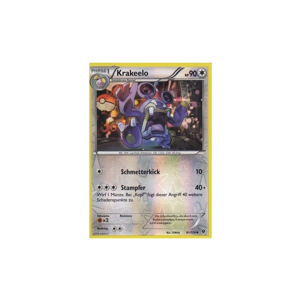 Krakeelo 081/124 REVERSE HOLO