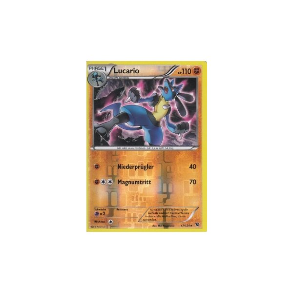 Lucario 047/124 REVERSE HOLO