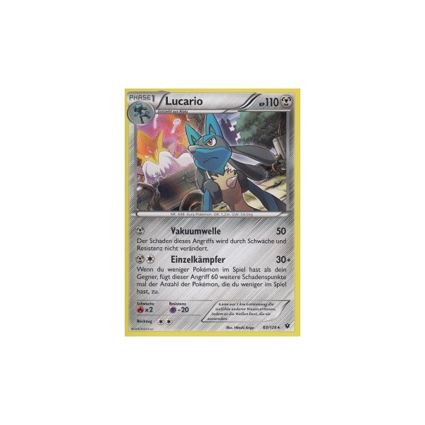 Lucario 063/124 HOLO