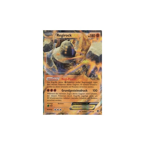 Regirock-EX 043/124 HOLO