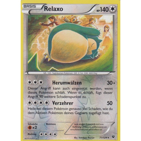 Relaxo 077/124 REVERSE HOLO