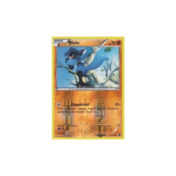 Riolu 045/124 REVERSE HOLO