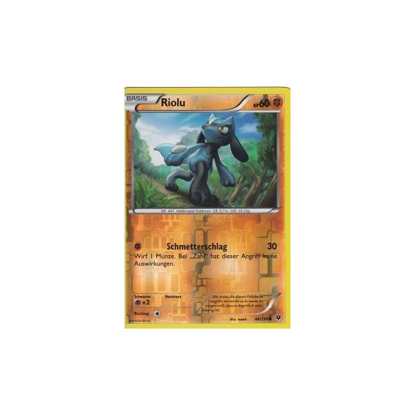 Riolu 046/124 REVERSE HOLO