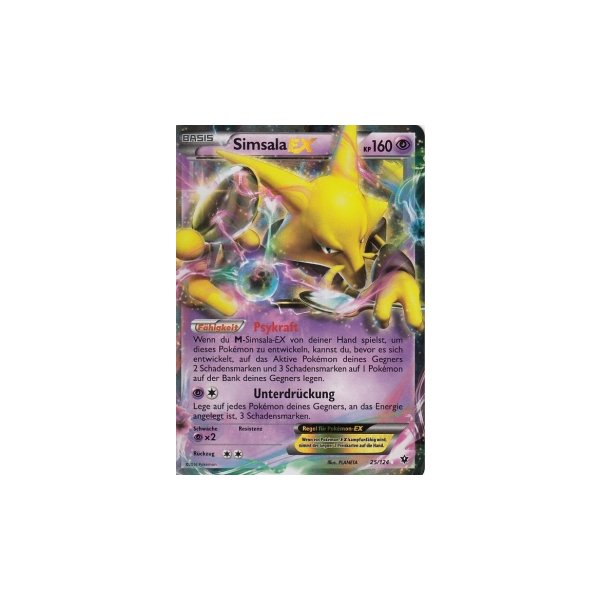 Simsala-EX 025/124 HOLO