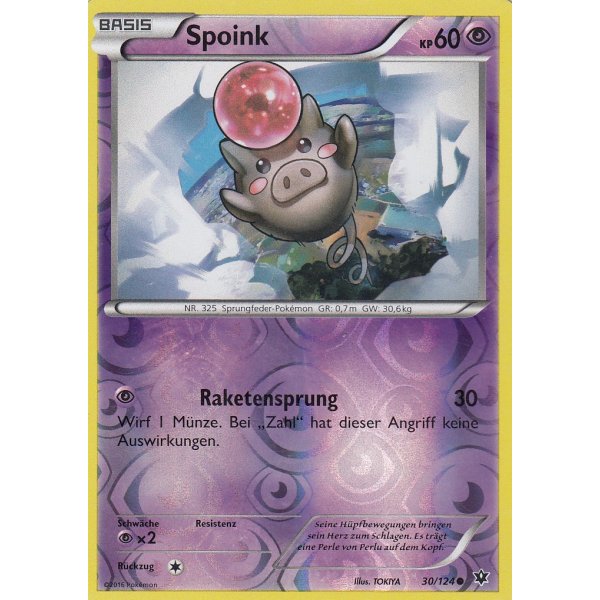 Spoink 030/124 REVERSE HOLO