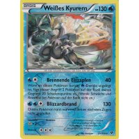 Wei&szlig;es Kyurem 021/124 REVERSE HOLO