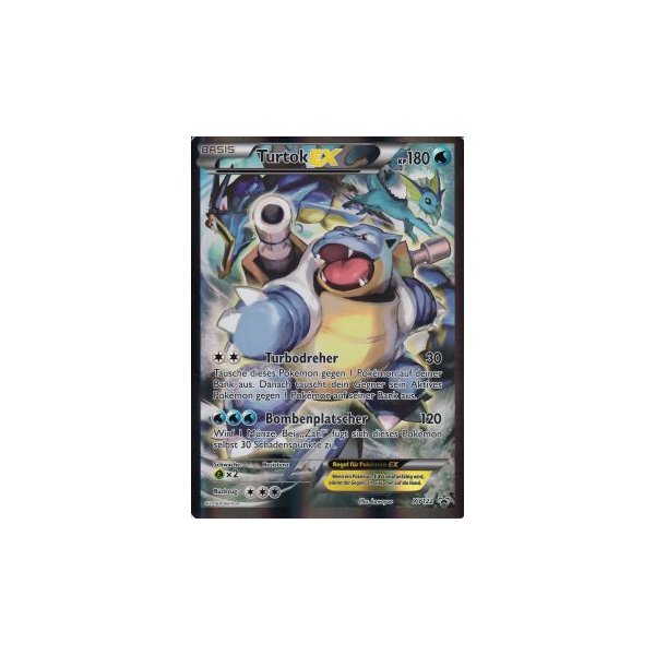 Turtok-EX XY122 HOLO OVERSIZED/&Uuml;BERGRO&szlig;