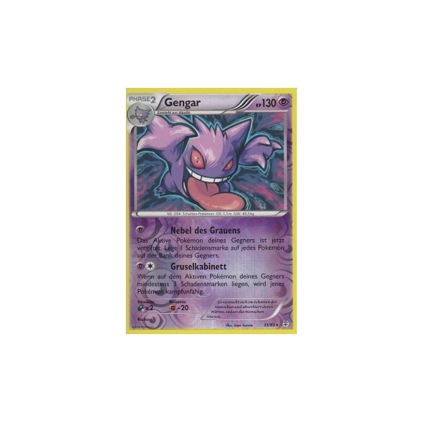 Gengar 35/83 REVERSE HOLO