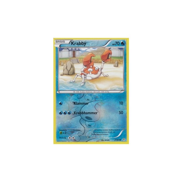 Krabby 21/83 REVERSE HOLO