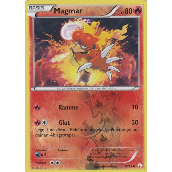 Magmar 16/83 REVERSE HOLO
