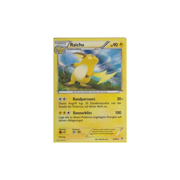 Raichu 27/83 HOLO