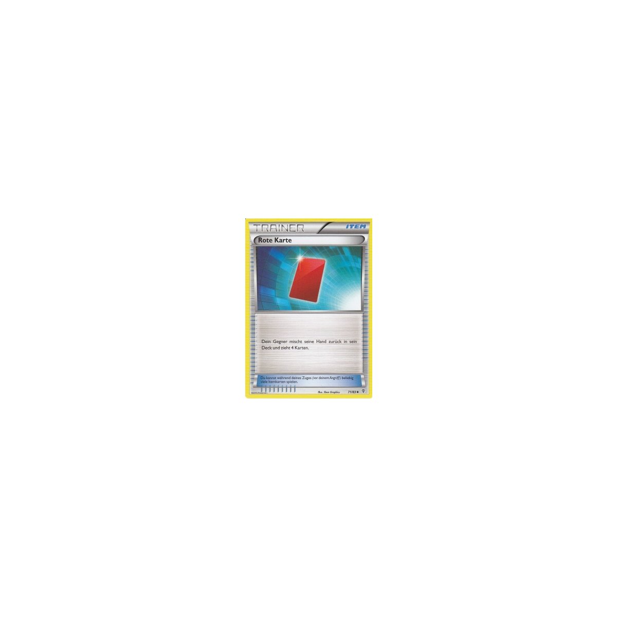 Rote Karte Generationen Pokemon 71/83 Trainer