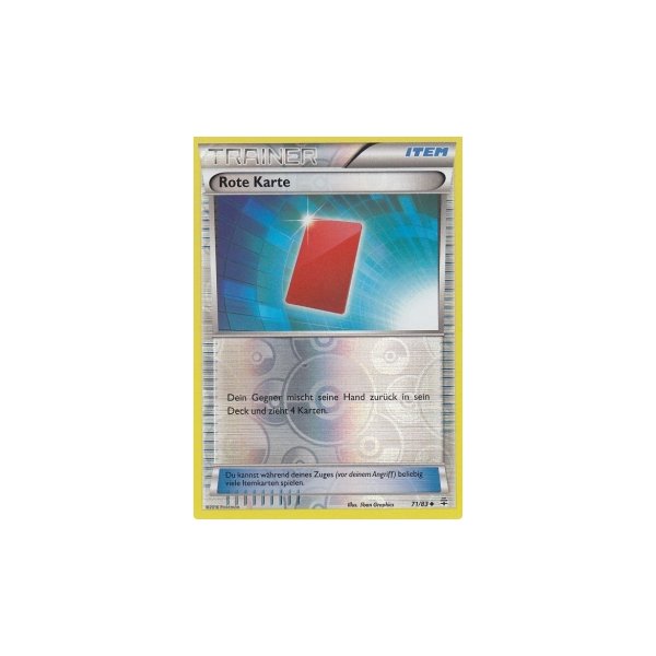 Rote Karte 71/83 REVERSE HOLO