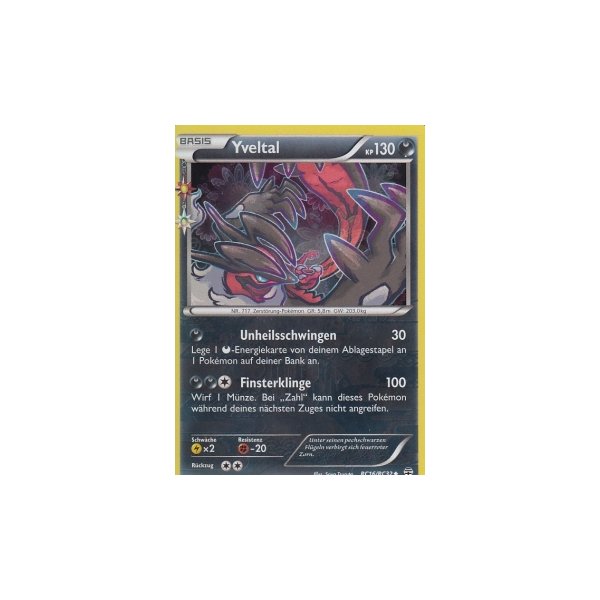Yveltal RC16/RC32 HOLO