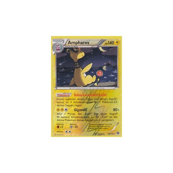 Ampharos 040/114 REVERSE HOLO