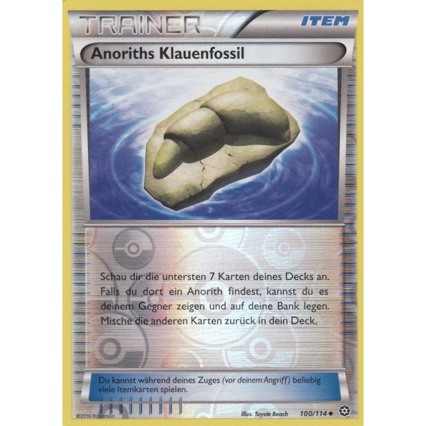 Anoriths Klauenfossil 100/114 REVERSE HOLO