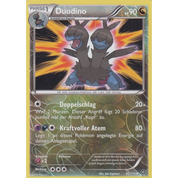 Duodino 085/114 REVERSE HOLO
