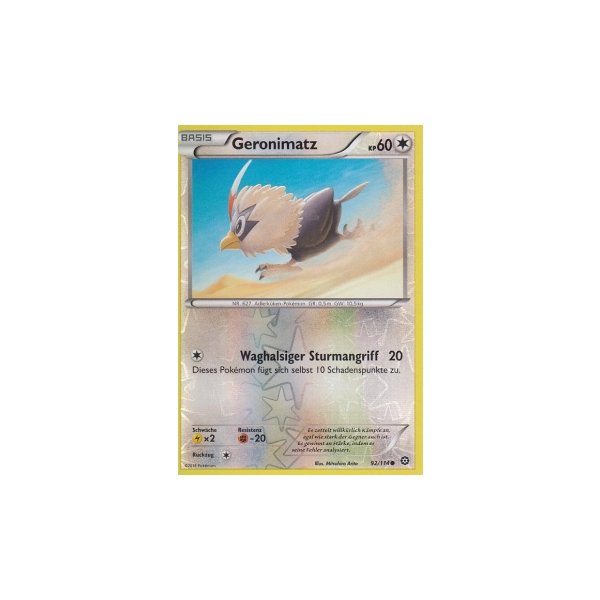 Geronimatz 092/114 REVERSE HOLO