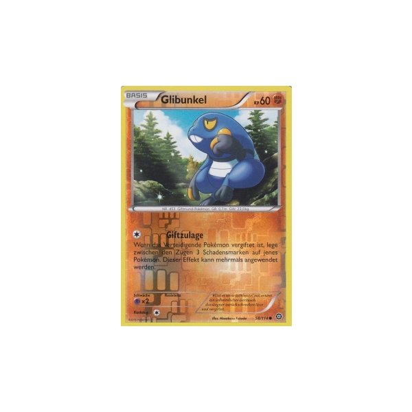 Glibunkel 058/114 REVERSE HOLO