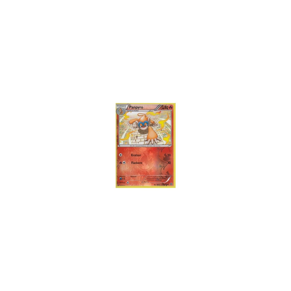 XY Dampfkessel Pokemon 19/114 Panpyro