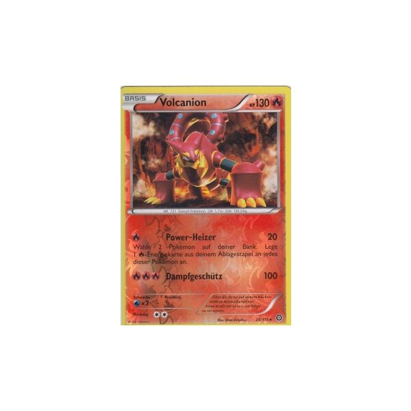 Volcanion 25/114 HOLO Dampfkessel Pokemon Karte kaufen bei GttG