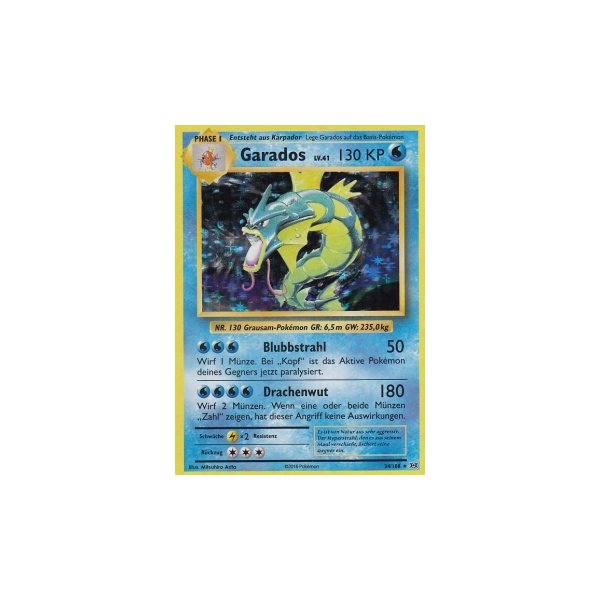 Garados 034/108 HOLO