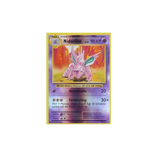 Nidorino 044/108 REVERSE HOLO