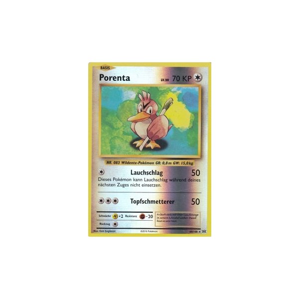 Porenta 068/108 REVERSE HOLO