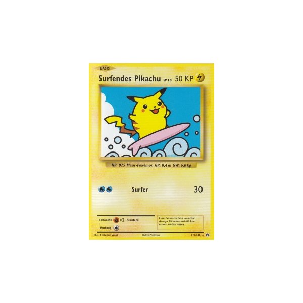 Surfendes Pikachu 111/108