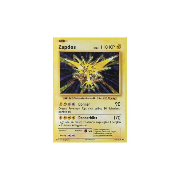 Zapdos 042/108 HOLO