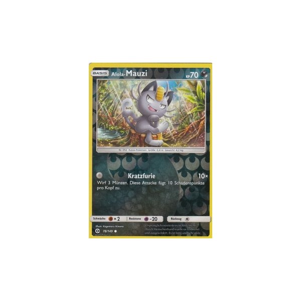 Alola-Mauzi 078/149 REVERSE HOLO