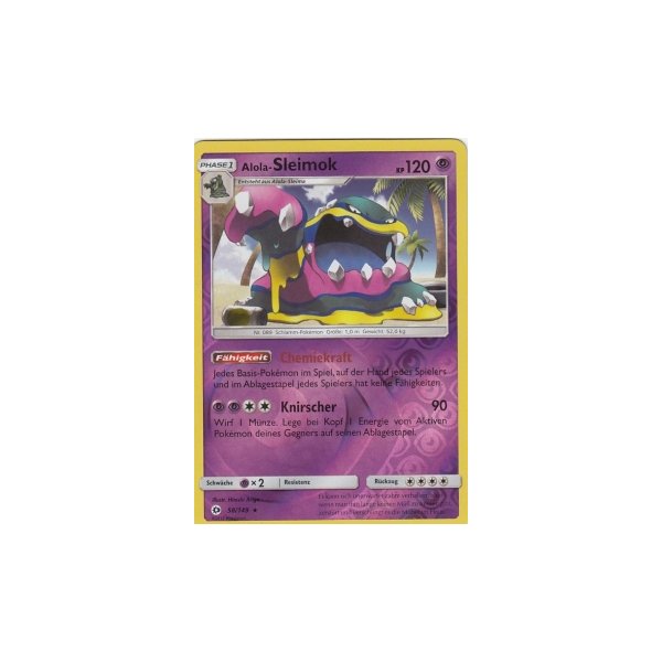 Alola-Sleimok 058/149 REVERSE HOLO