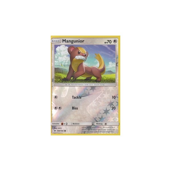 Mangunior 109/149 REVERSE HOLO