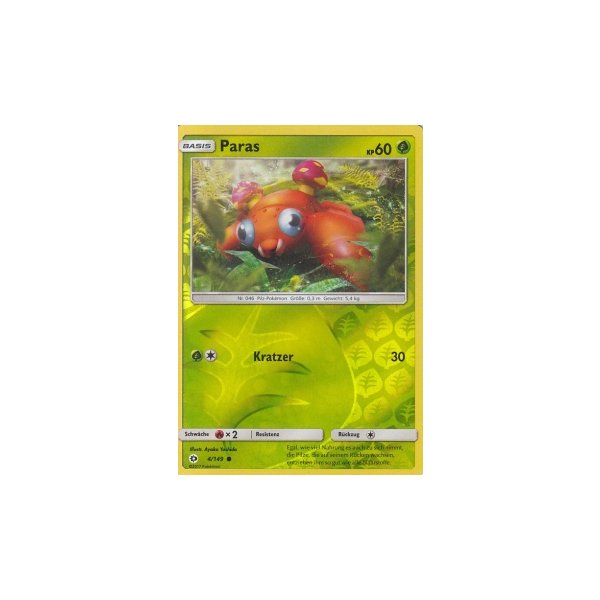 Paras 004/149 REVERSE HOLO
