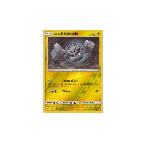 Alola-Kleinstein 040/145 REVERSE HOLO