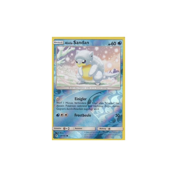 Alola-Sandan 019/145 REVERSE HOLO