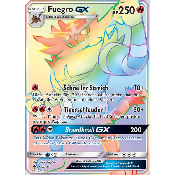 Fuegro-GX 147/145 RAINBOW