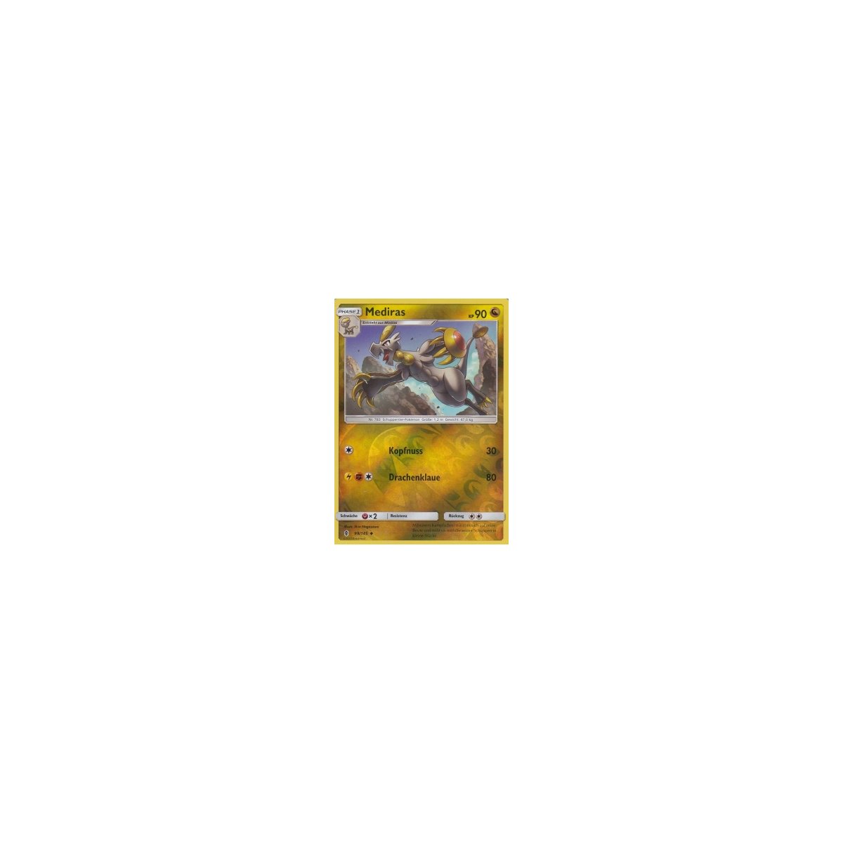 Mediras 99/145 REVERSE HOLO Stunde der Wächter Pokemon Karte kaufen bei GttG