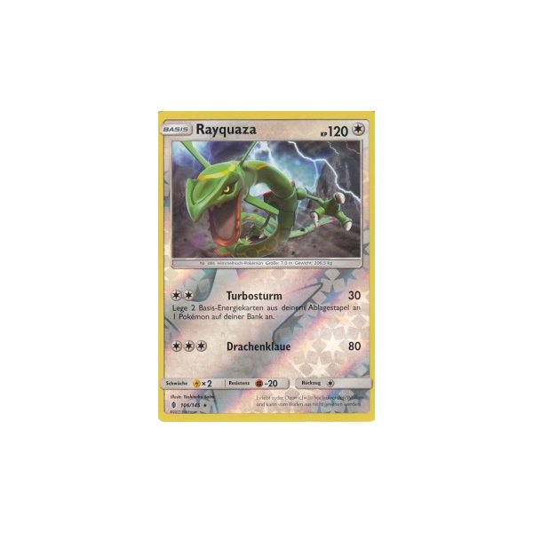 Rayquaza 106/145 REVERSE HOLO
