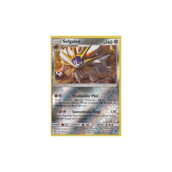 Solgaleo 087/145 REVERSE HOLO