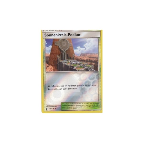 Sonnenkreis-Podium 118/145 REVERSE HOLO