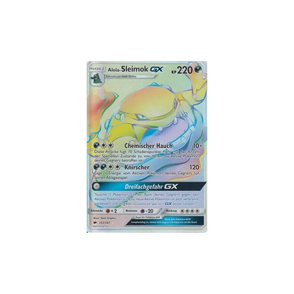 Alola-Sleimok-GX 157/147 RAINBOW