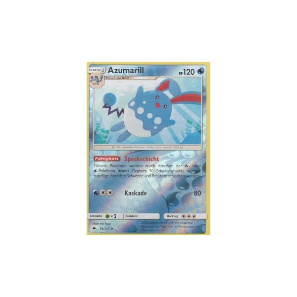 Azumarill 035/147 REVERSE HOLO
