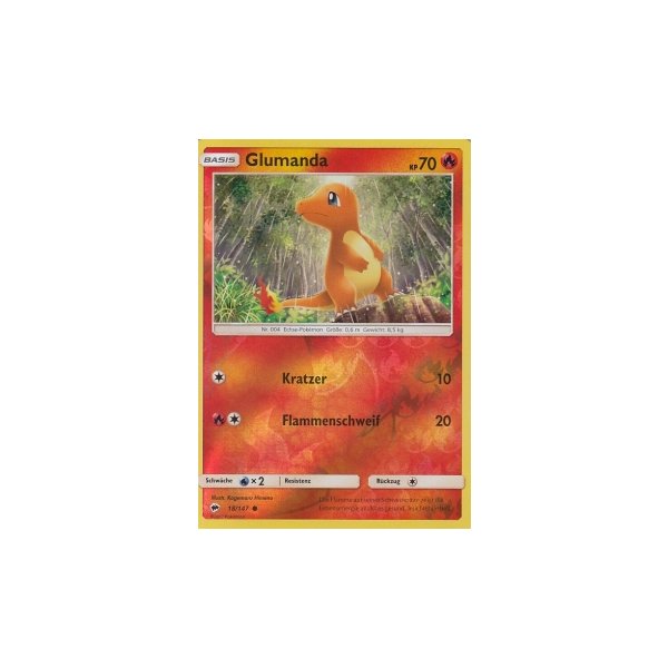 Glumanda 018/147 REVERSE HOLO