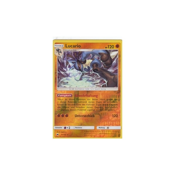 Lucario 071/147 REVERSE HOLO