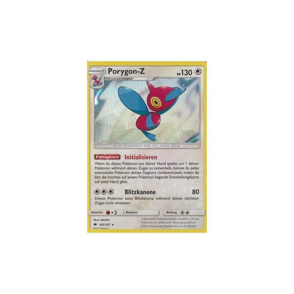 Porygon-Z 105/147 HOLO